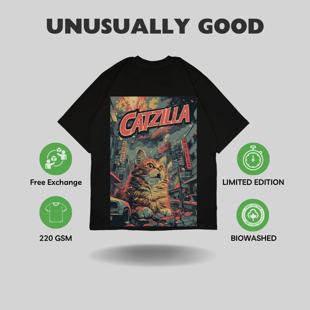 Catzilla Oversized T-Shirt