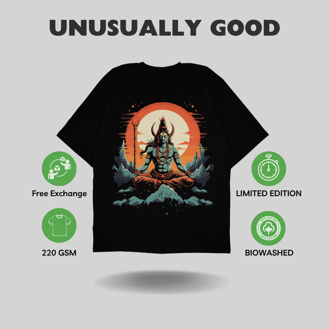 Shiva Art Essential Oversized T-Shirt