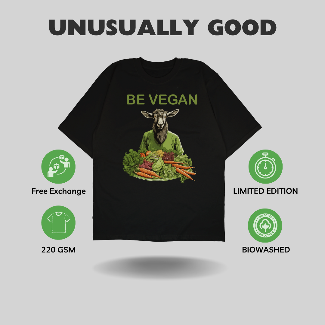 Be Vegan Oversized T-Shirt