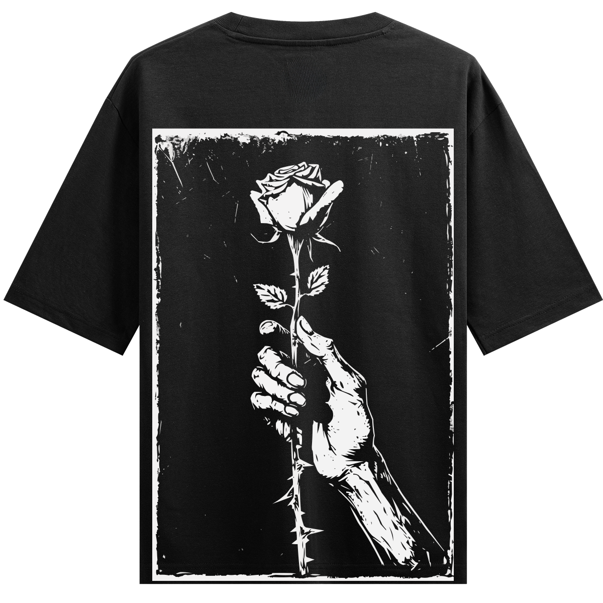 Accept My Rose Oversized T-Shirt