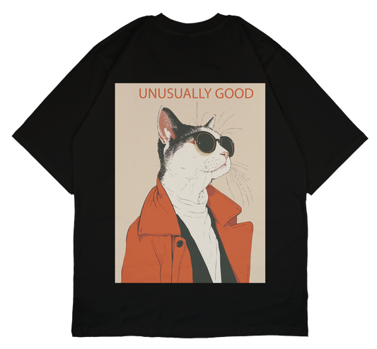 Unusually Good Cat Oversized T-Shirt