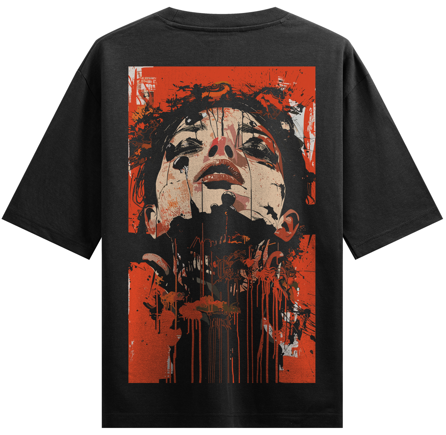 Canvas Art Oversized T-Shirt