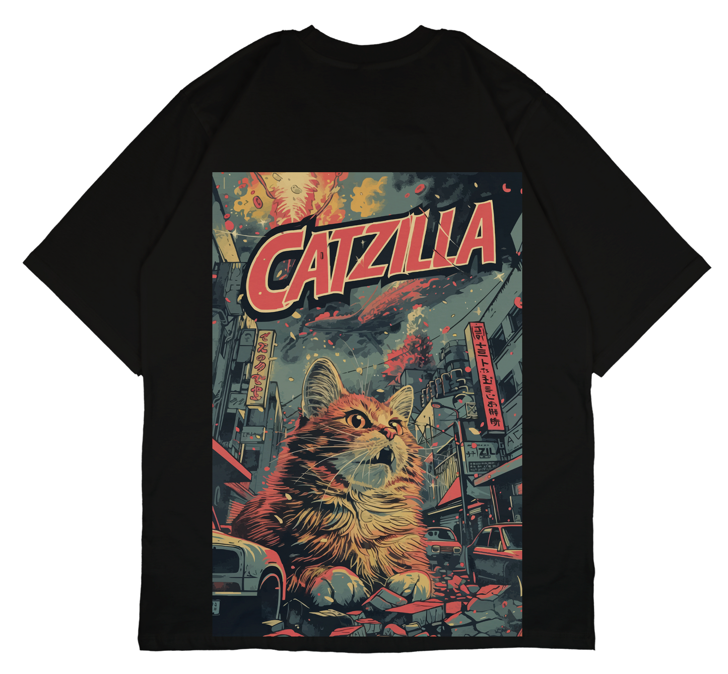 Catzilla Oversized T-Shirt