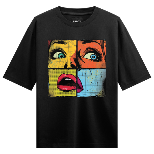 Comic Pop art Oversized T-Shirt