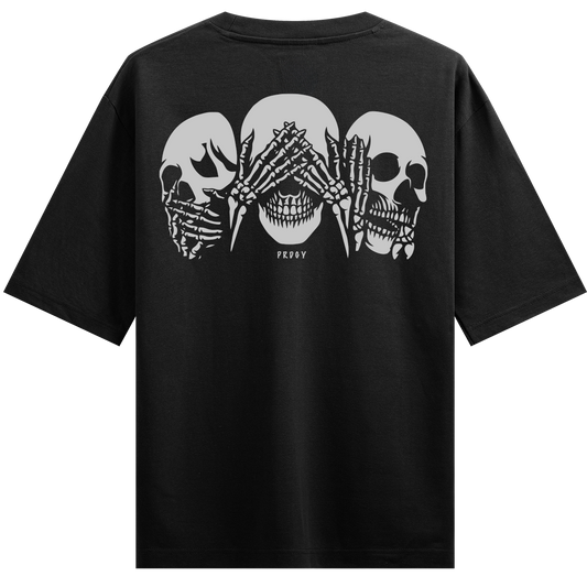 Mahatma Skulls Oversized T-Shirt