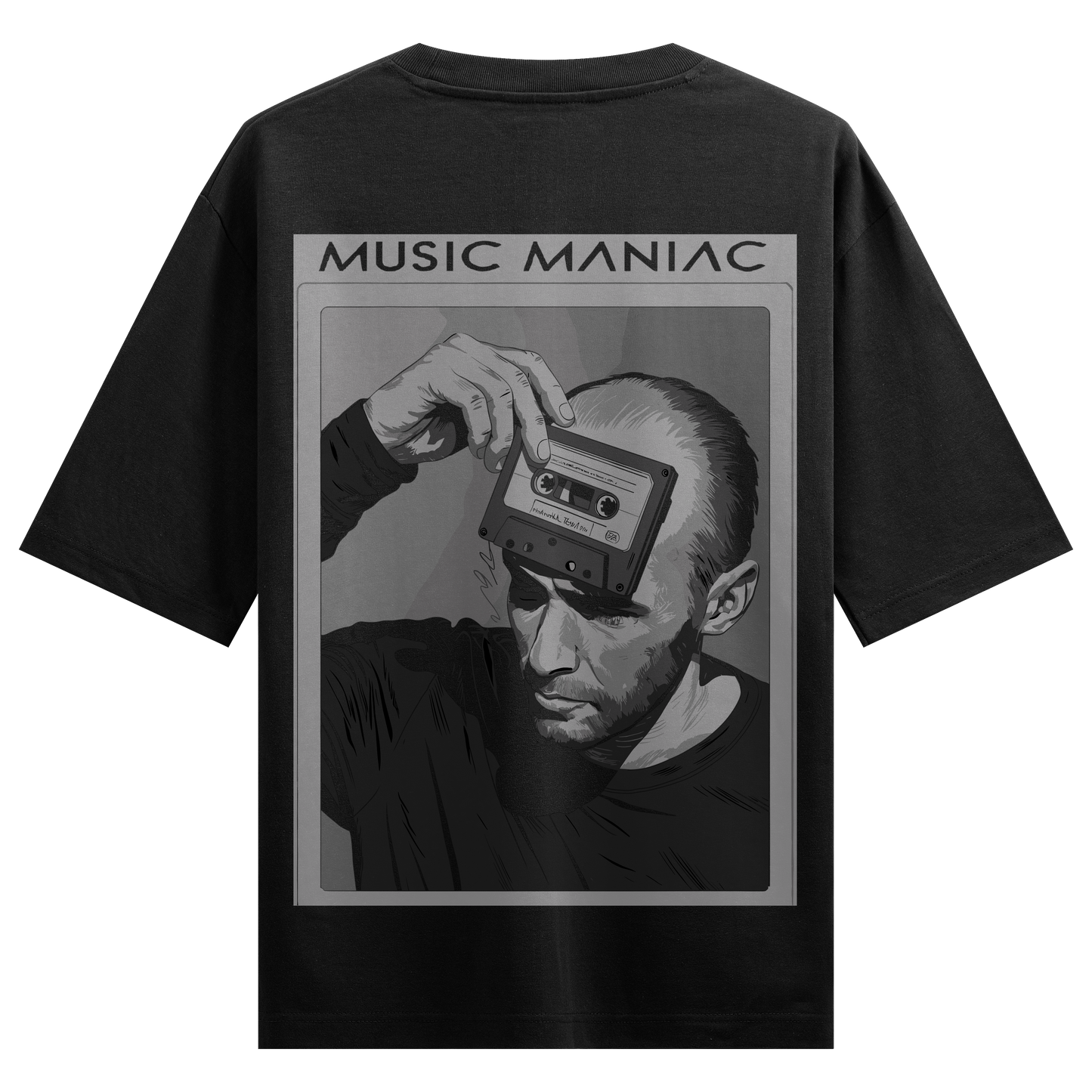 Music Maniac Back Oversized T-Shirt