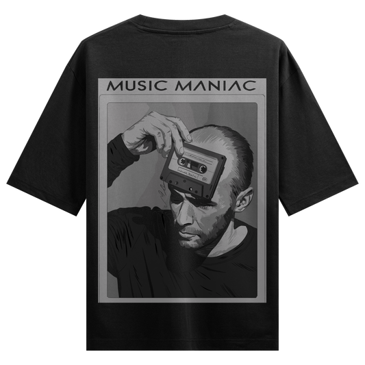 Music Maniac Back Oversized T-Shirt