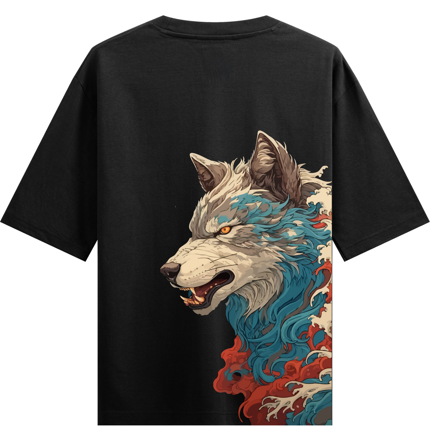 PRDGY Lone Wolf Oversized T Shirt