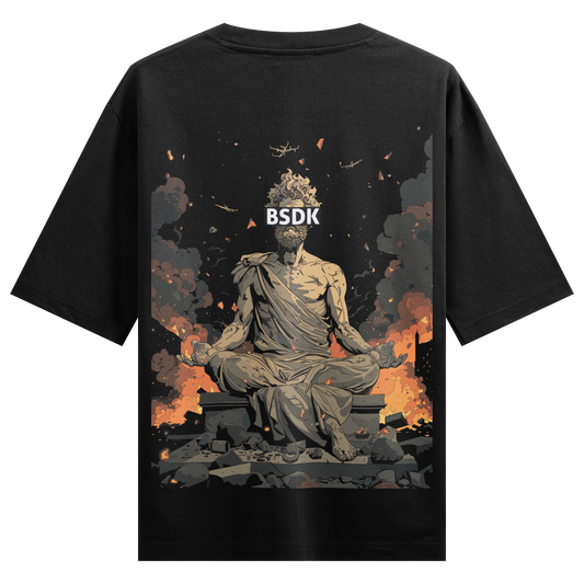 PRDGY Marcus Aurelius STOICISM Oversized T-Shirt