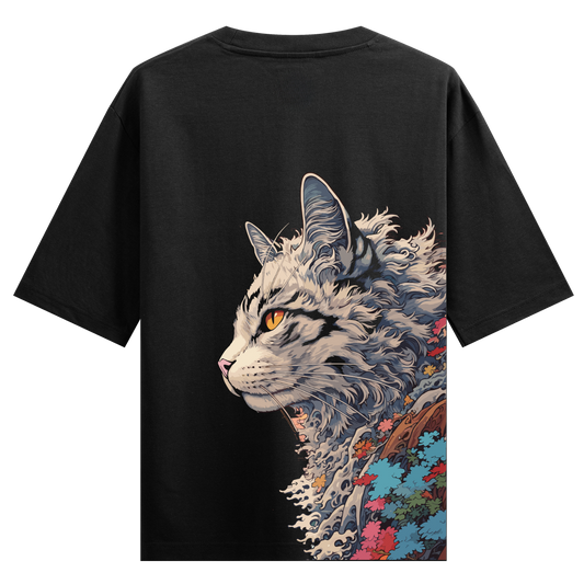 Lone Cat Oversized Tshirt