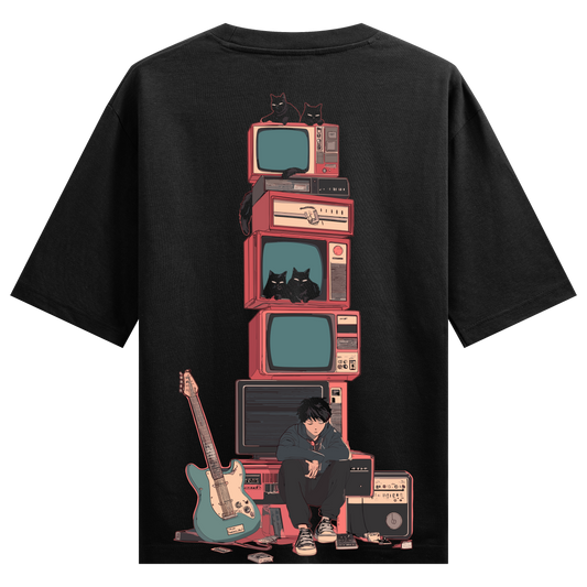 Prdgy Aesthetic Ka Cho_a Oversized T-shirt