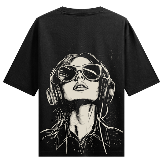 Prdgy Breathe Music Oversized T-shirt