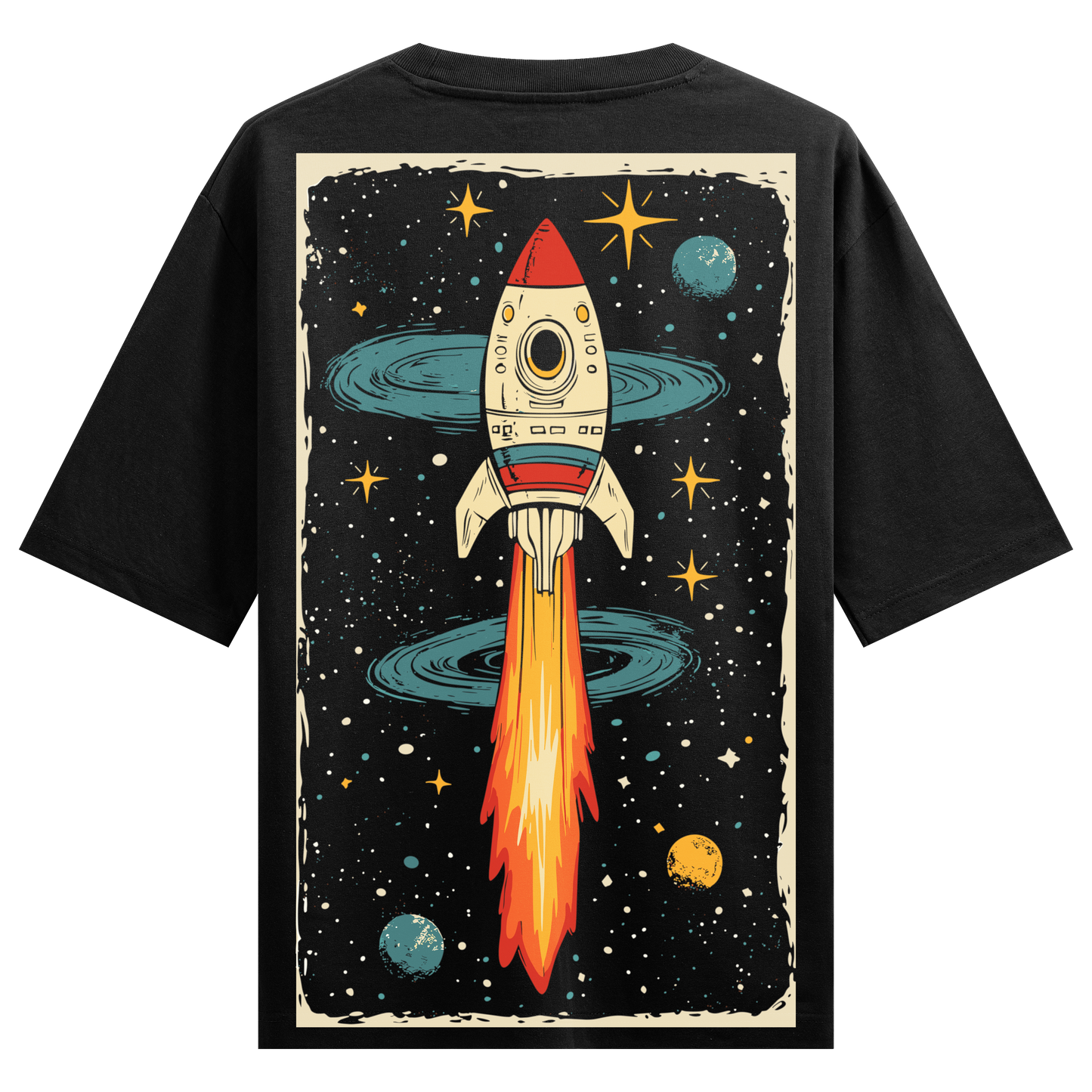 Prdgy Fly Me to Moon Oversized T-shirt