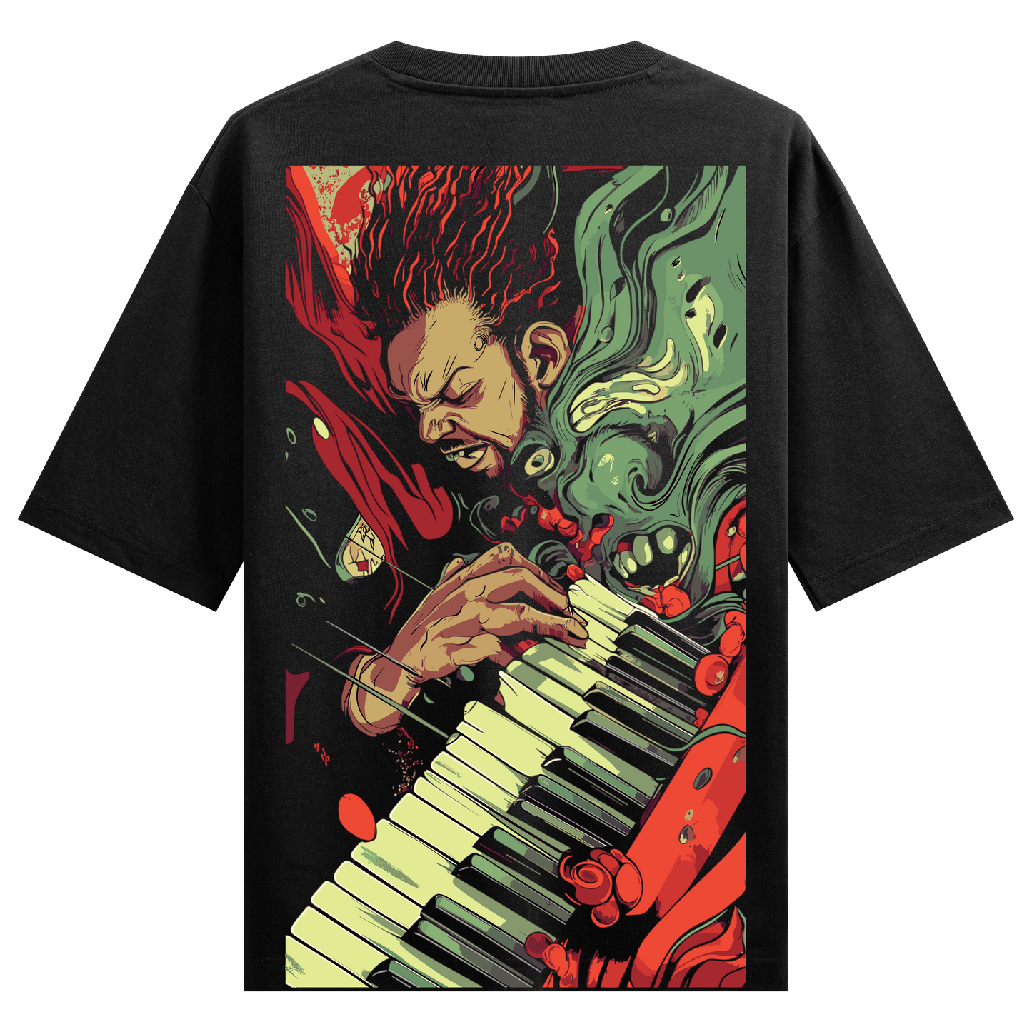 Prdgy LSD KEYBOARD Oversized T-shirt