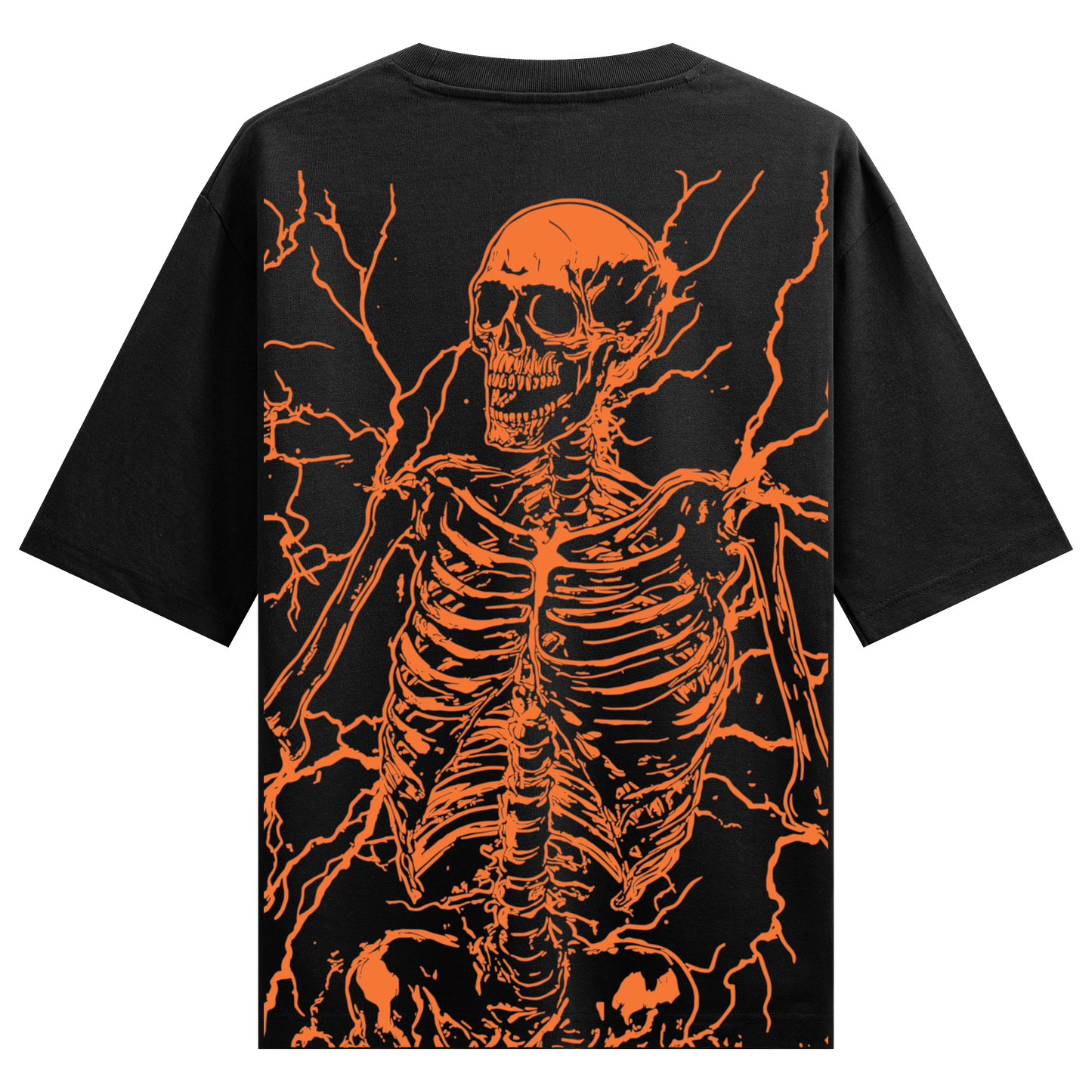 Prdgy Lightning Skeleton Oversized T-shirt