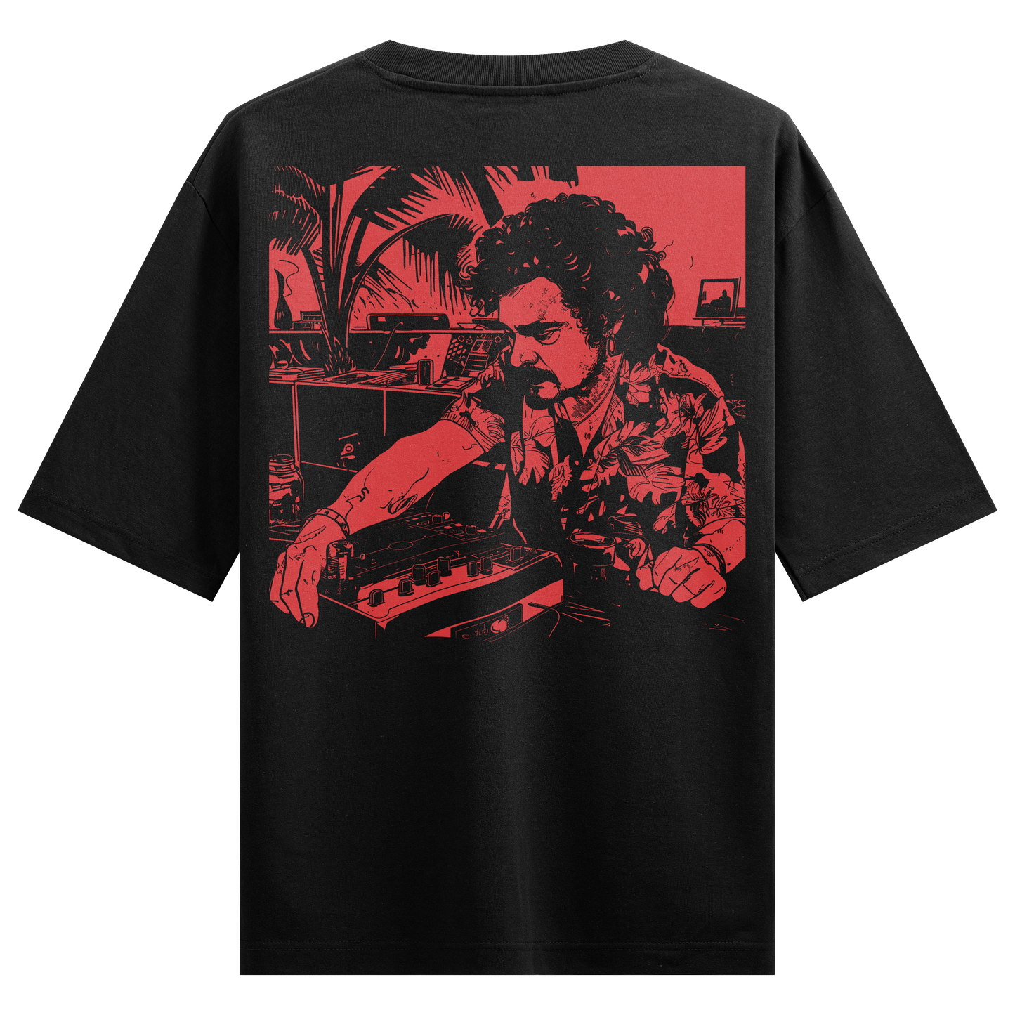 Pablo Discobar Art Oversized Tshirt