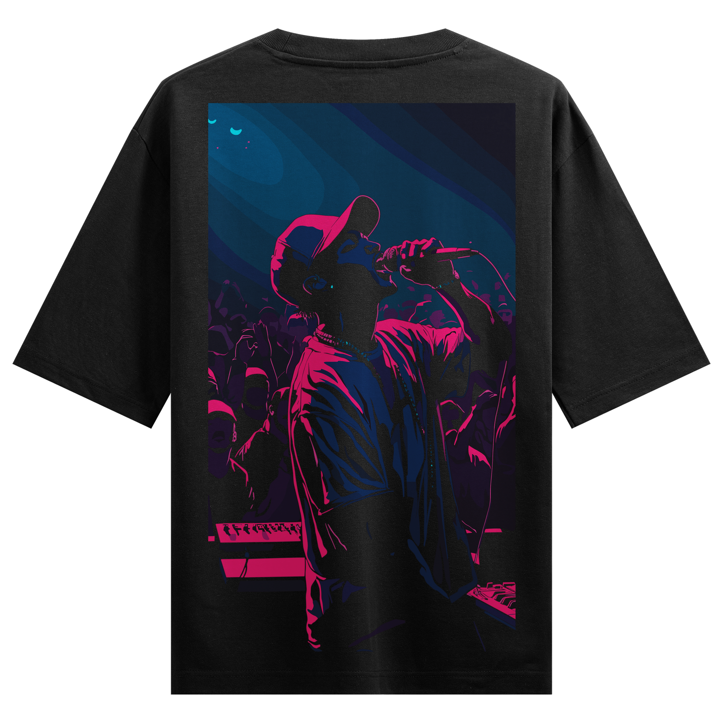 Prdgy Rap Battle Back Oversized T-Shirt