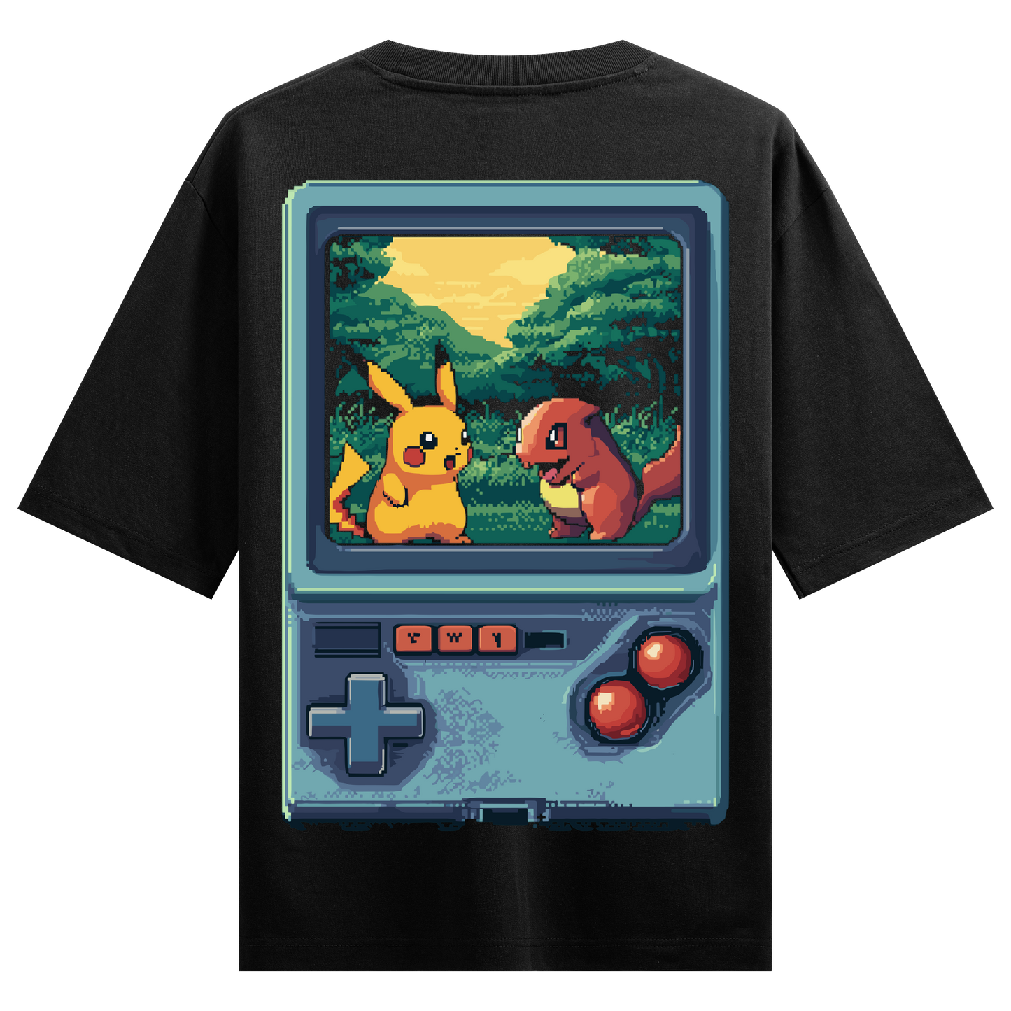 Prdgy Retro PokéQuest Overszied T-shirt