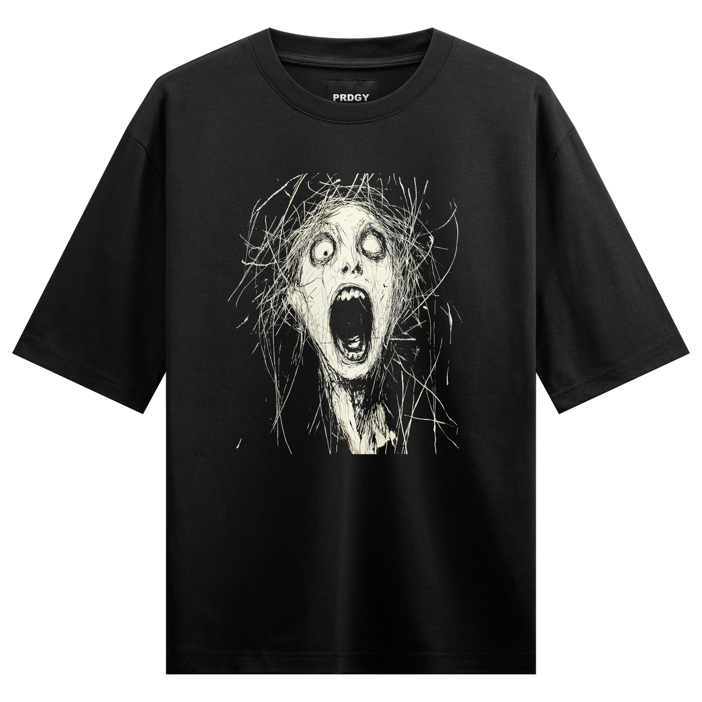 Prdgy Scream Front Oversized T-Shirt