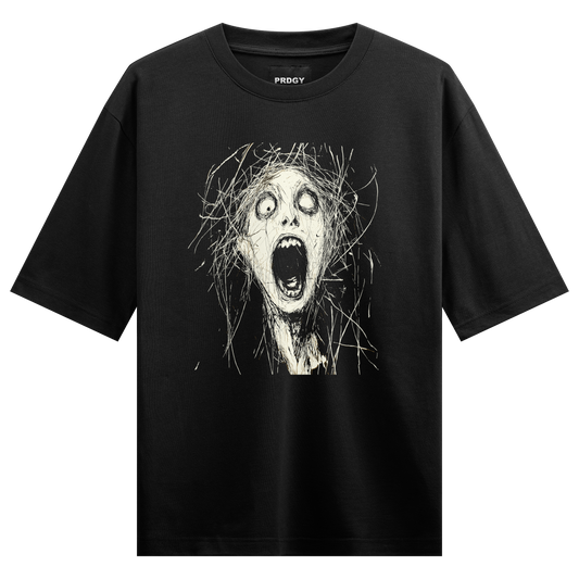 Prdgy Scream Front Oversized T-Shirt