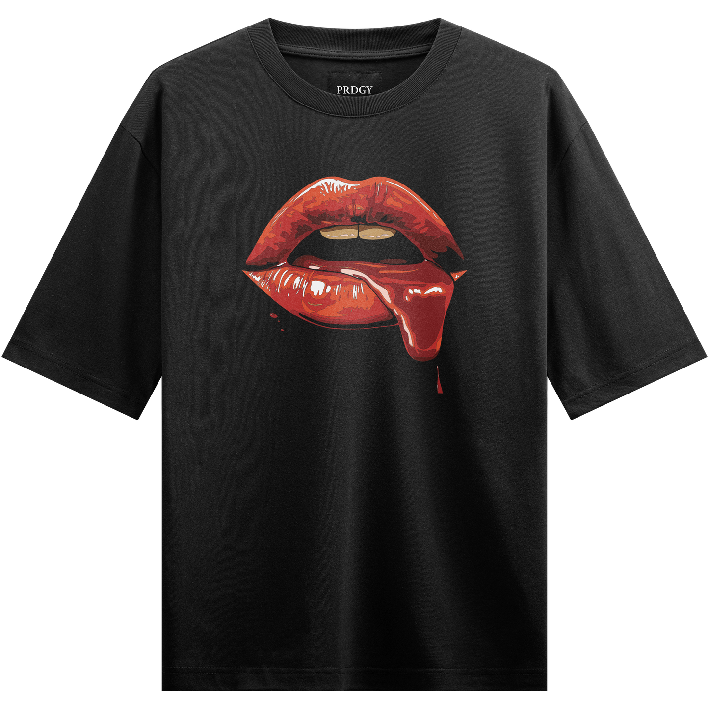 PRDGY Seductive Lip Oversized T-Shirt