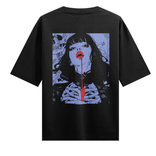 PRDGY Vamp Back Print Oversized T-Shirt