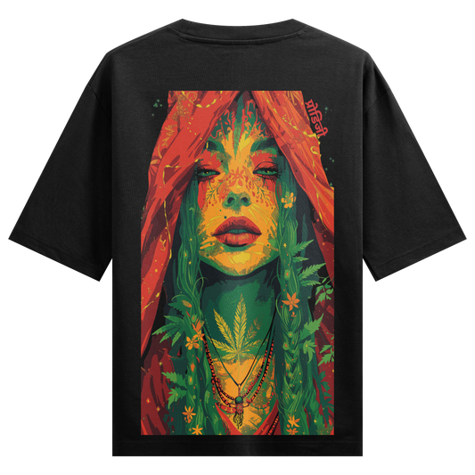 PRDGY Weed Kaniya Oversized T-Shirt