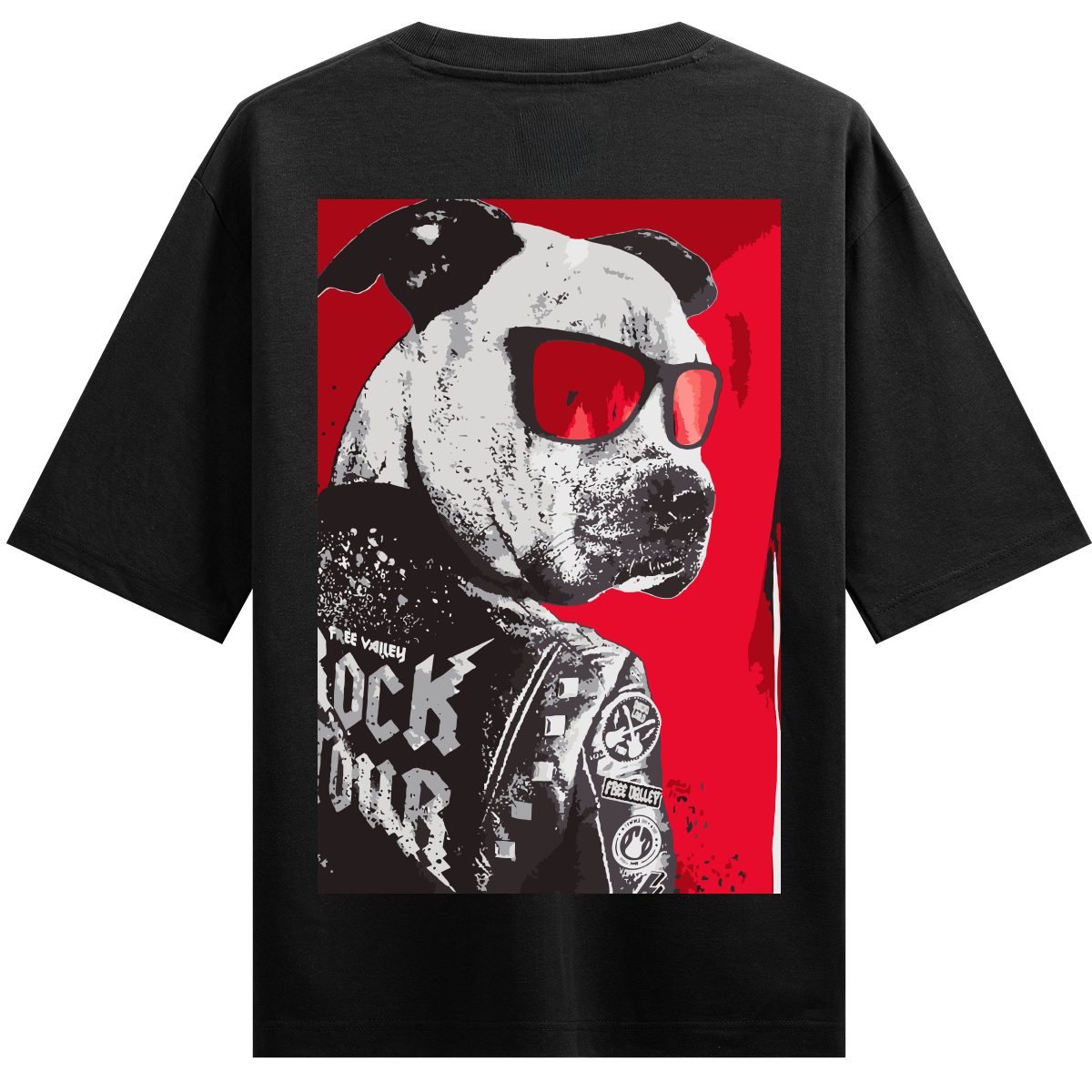 PRDGY Smarty Dog Oversized T Shirt