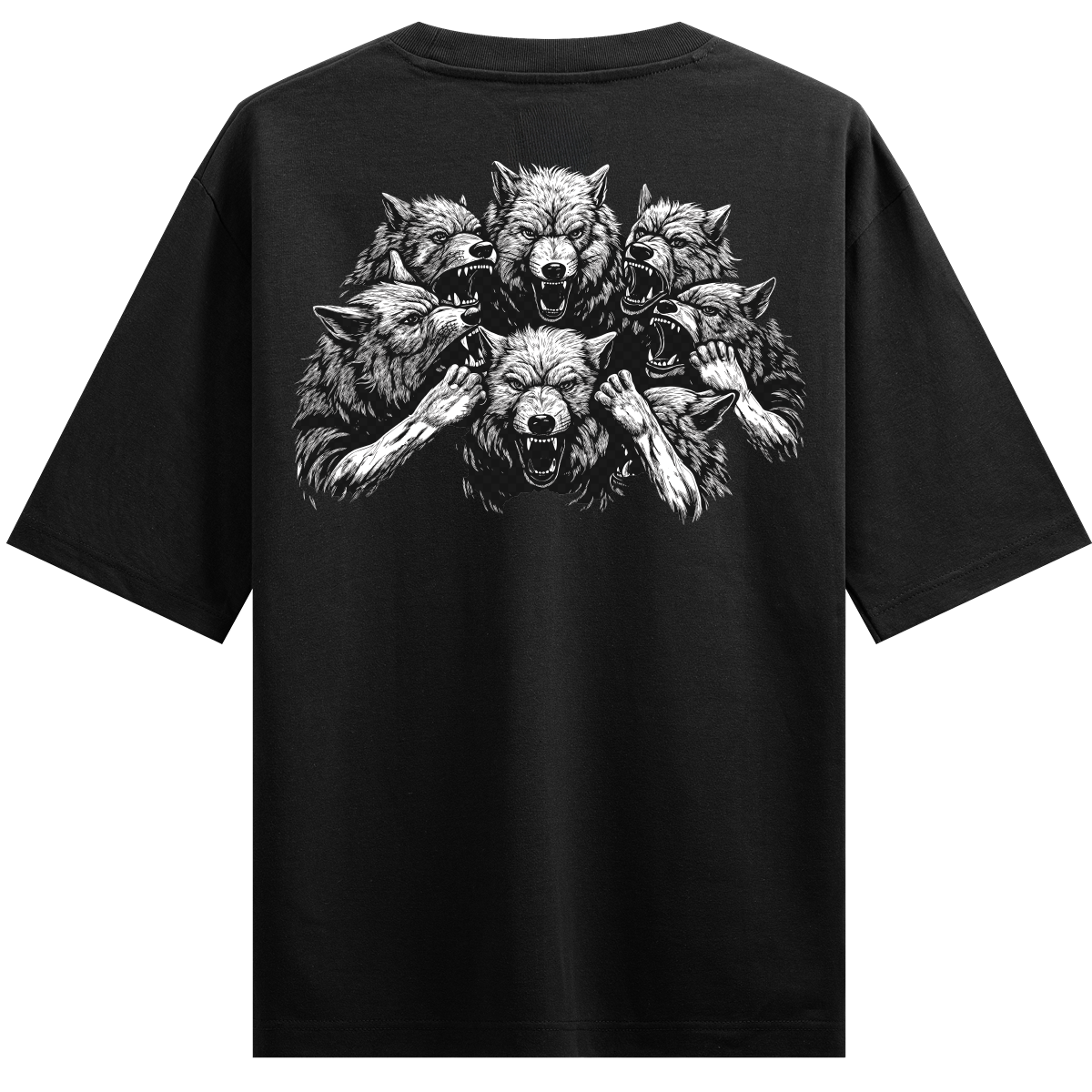 PRDGY Wolf Gang oversized T Shirt