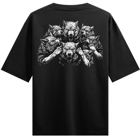 PRDGY Wolf Gang oversized T Shirt