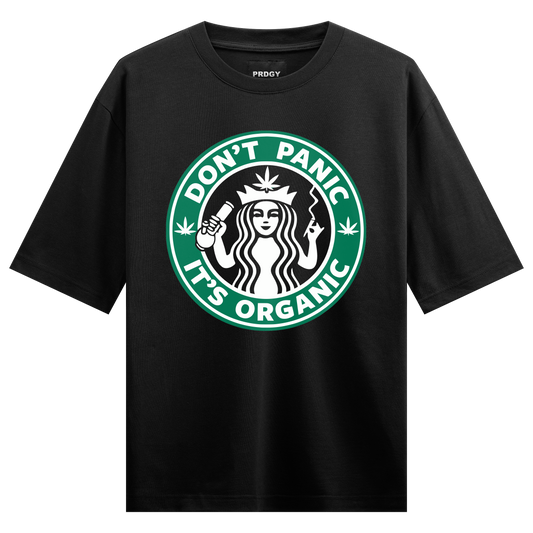 Stoner Starbucks Oversized T-Shirt