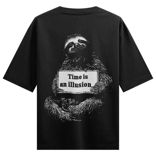 PRDGY Lazy Sloth Oversized T-Shirt