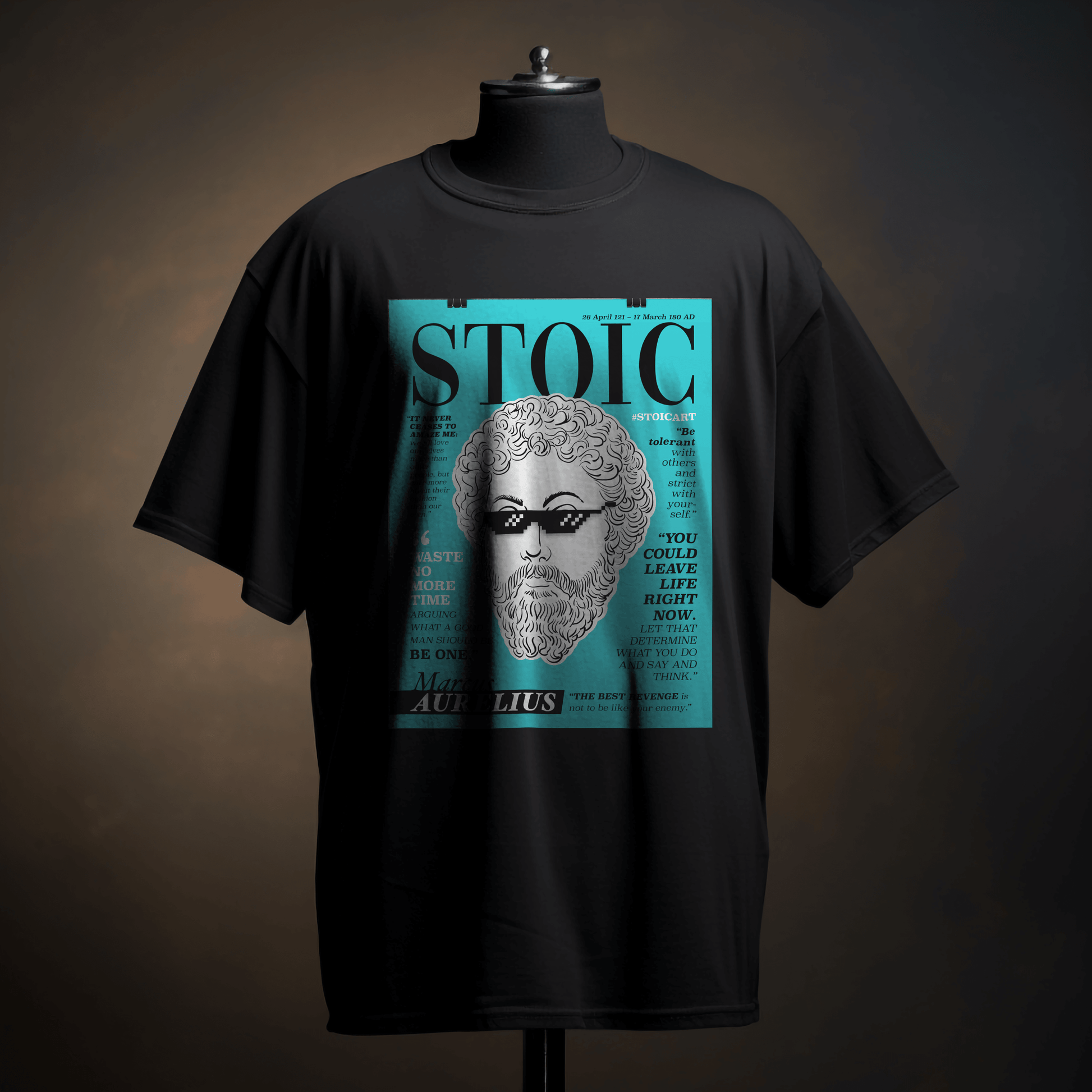 Limited Edition Marcus Aurelius Oversized T-shirt - PRDGY