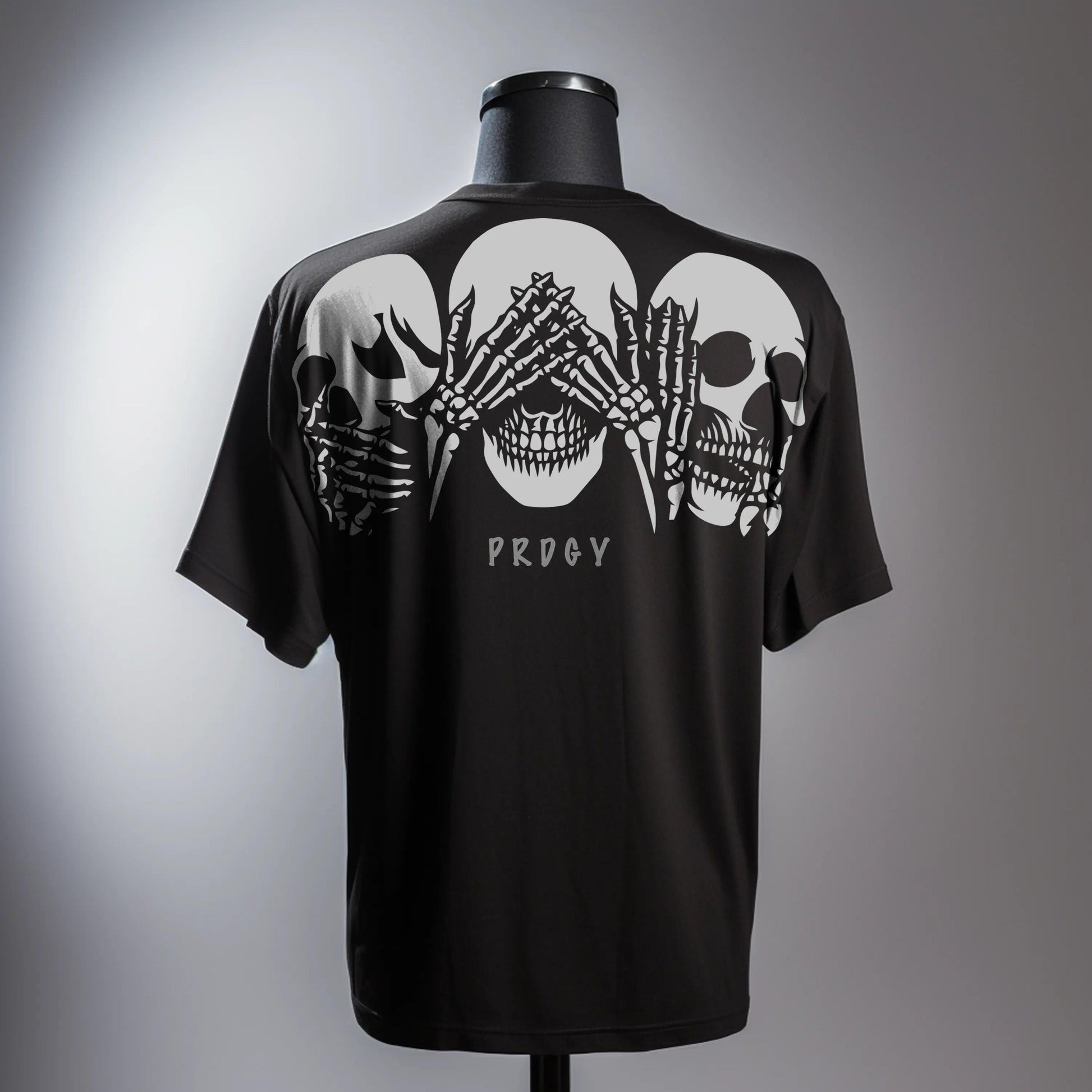 Mahatma Skulls Oversized T-Shirt - PRDGY