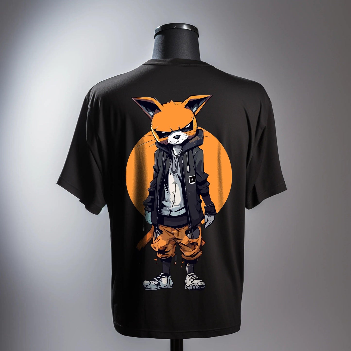 PRDGY Street Smart Cat S Oversized T Shirt - PRDGY