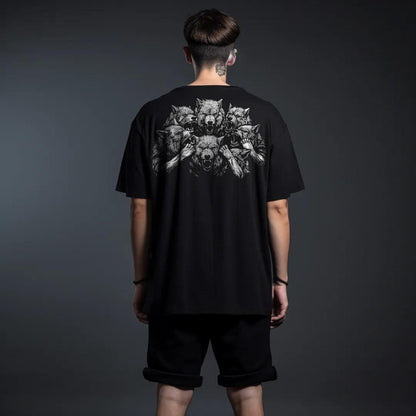 PRDGY Wolf Gang oversized T Shirt - PRDGY