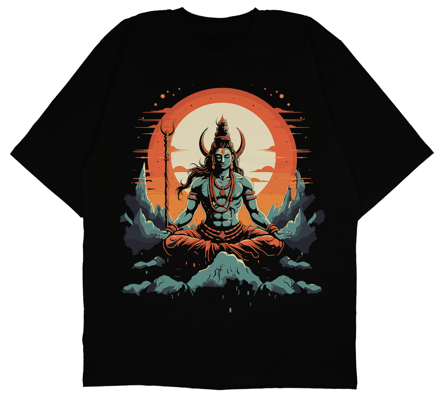 Shiva Art Essential Oversized T-Shirt - PRDGY