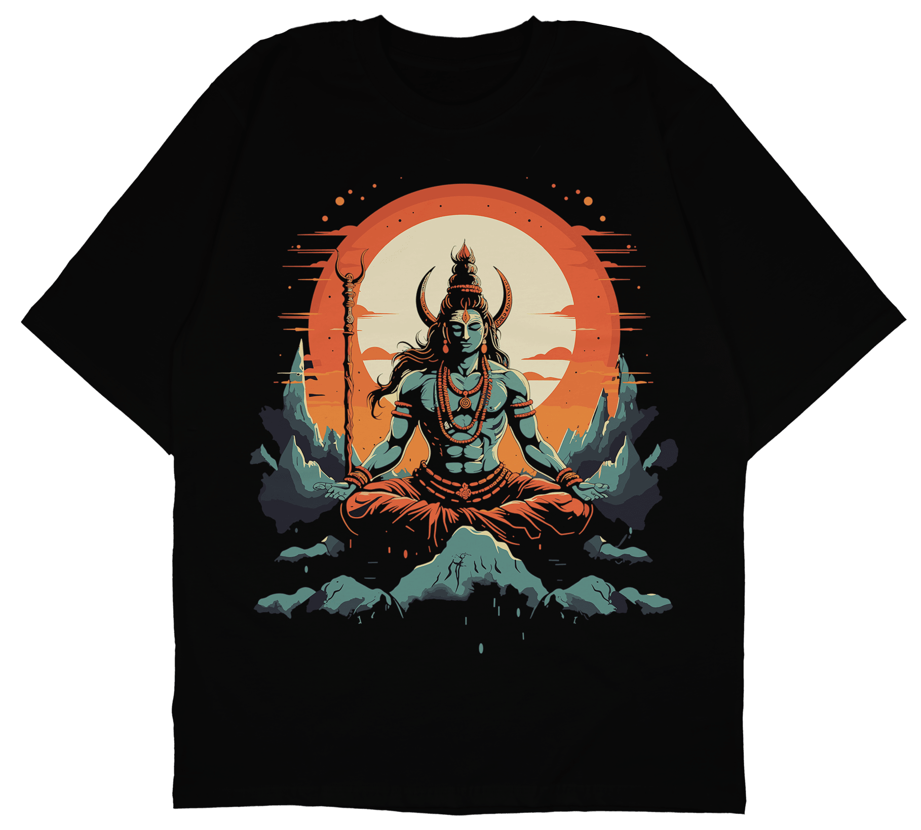 Shiva Art Essential Oversized T-Shirt - PRDGY