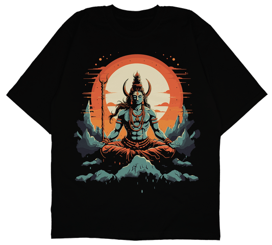 Shiva Art Essential Oversized T-Shirt - PRDGY