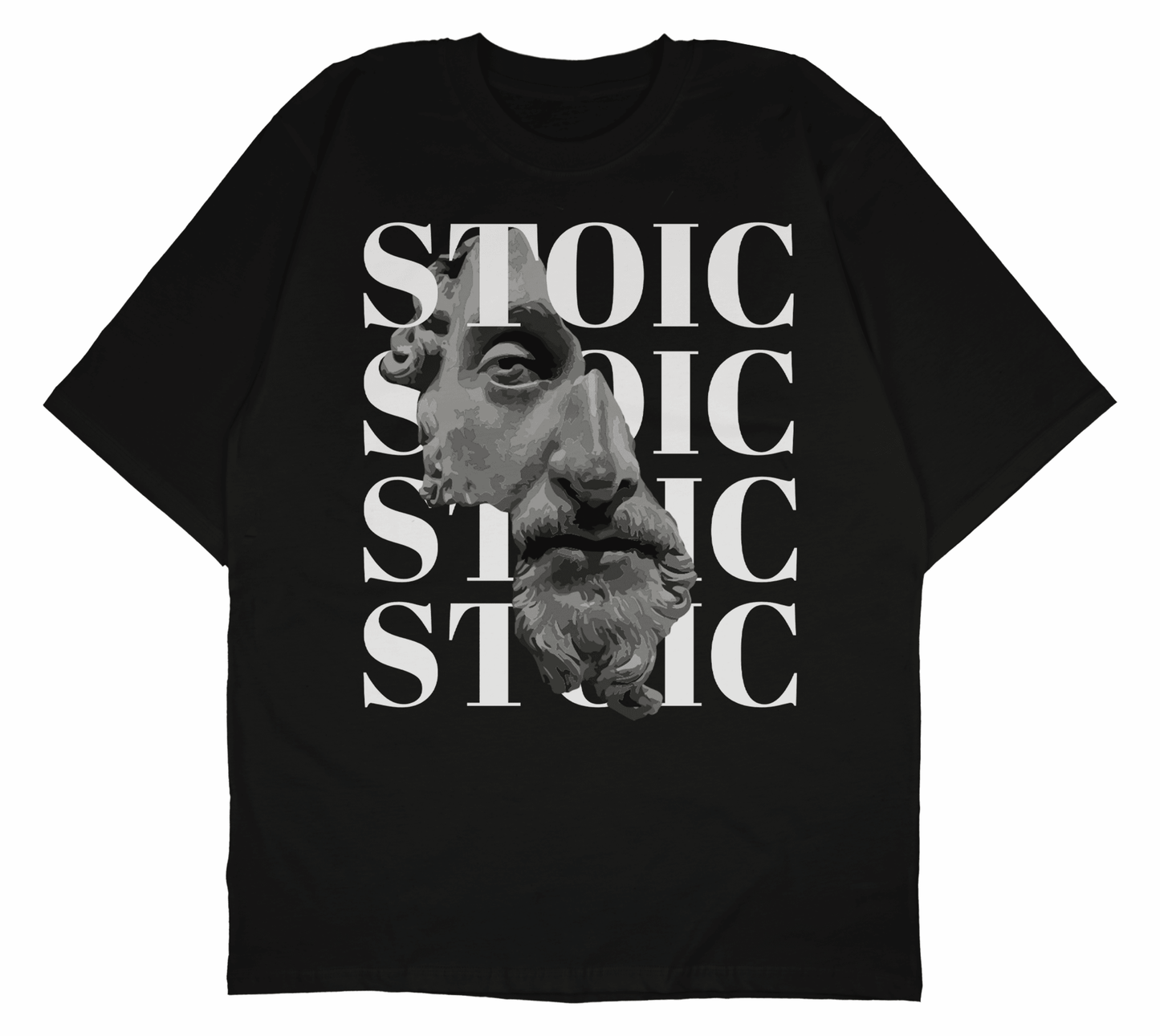 Stoic Marcus Aurelius Essential Oversized T-shirt - PRDGY